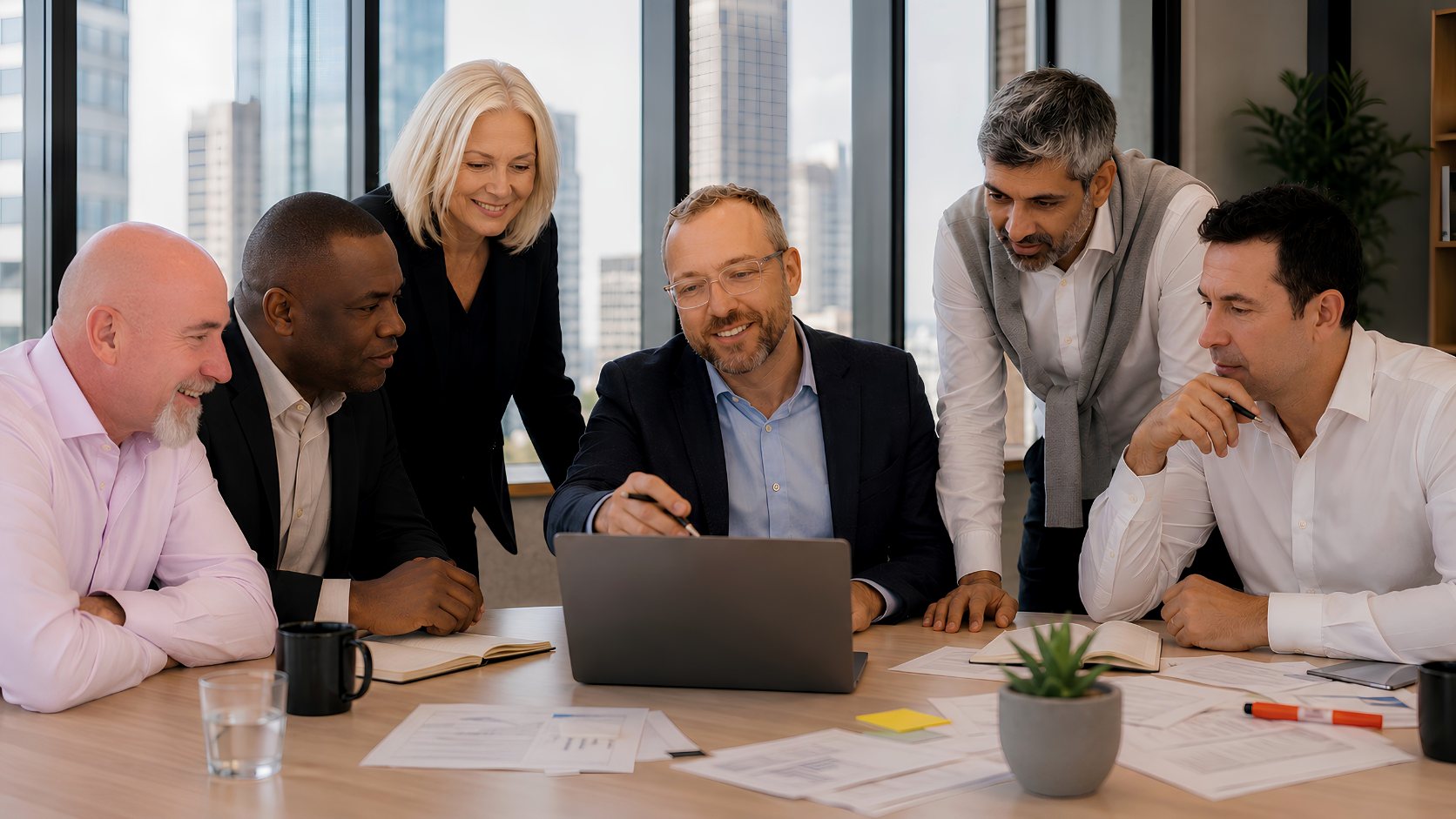 The Caban team working together